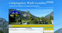 Desktop Screenshot of camping-winkl.de