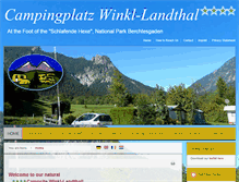 Tablet Screenshot of camping-winkl.de